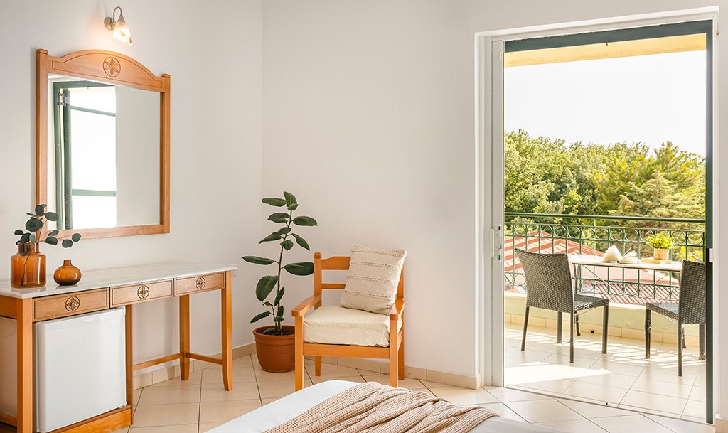 Doppel Zweibettzimmer Superior mit Gartenblick