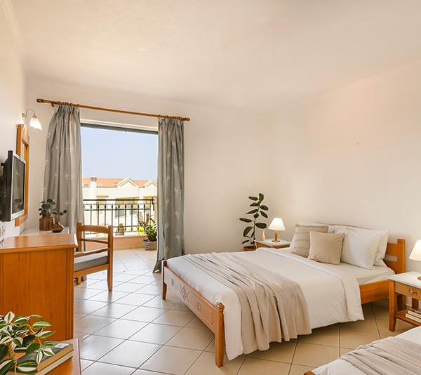 Familien-Suite mit einem Schlafzimmer Superior und Gartenblick